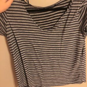 Striped crop top